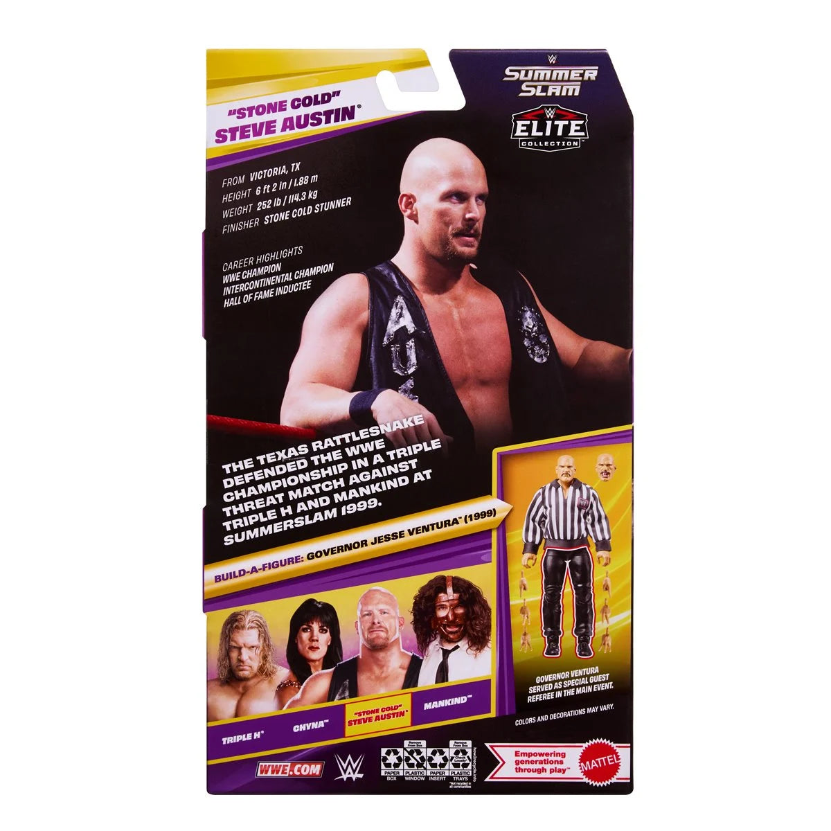 WWE Elite Collection SummerSlam Stone Cold Steve Austin Figure — view 8