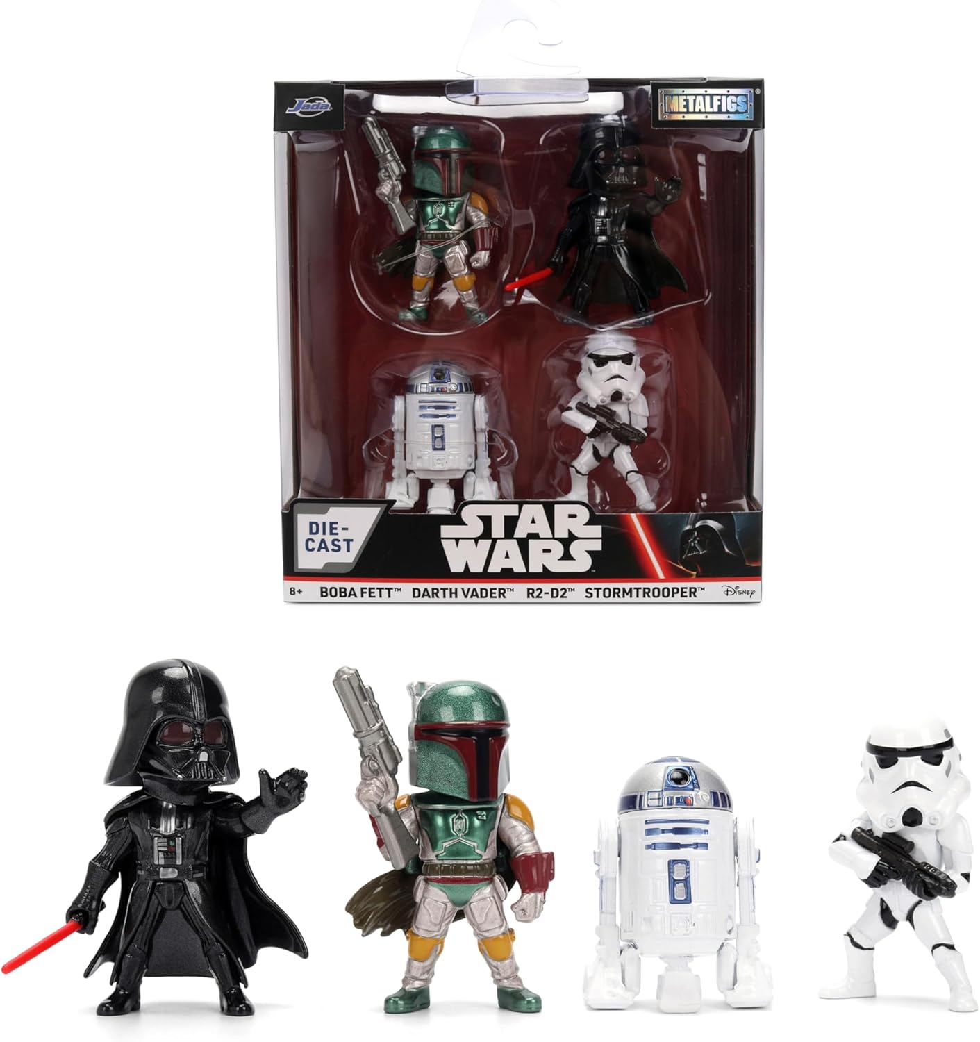Jada Toys Star Wars 4-Pack Figures 2.5" Wave 1 – Collectible Mini Figures — view 9