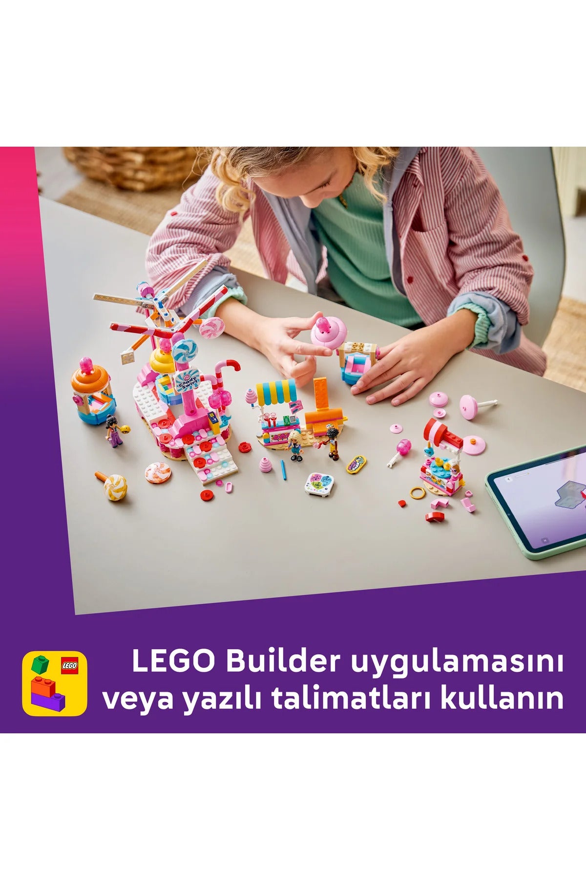 LEGO Friends Candy and Cupcake Ferris Wheel 42700 (602 Pieces) — view 9