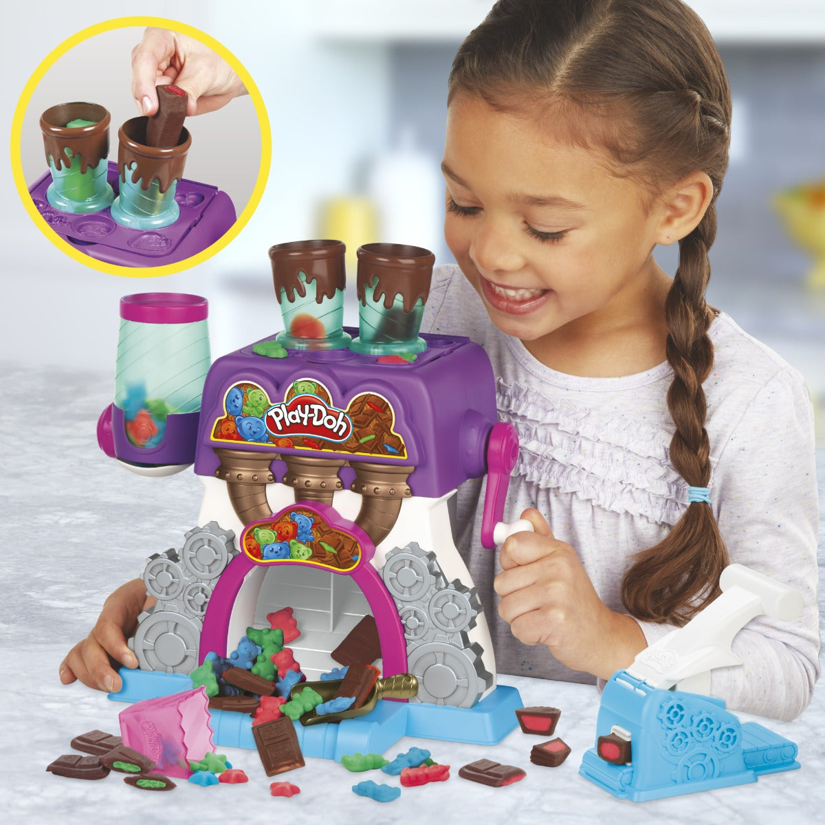 Play Doh Kitchen Creations Candy Delight Playset - Colorland Toys