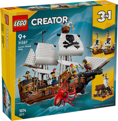 LEGO Creator 31387 Mythical Pirate Ship 3-in-1 Building Set — view 9