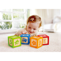 Hape Grip-N-Stack Smart Blocks Early Learning Toy - 4 Pcs — view 9