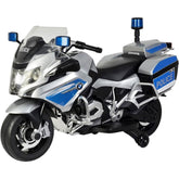 BMW 12V Ride-On Police Motorcycle – Silver - Colorland Toys