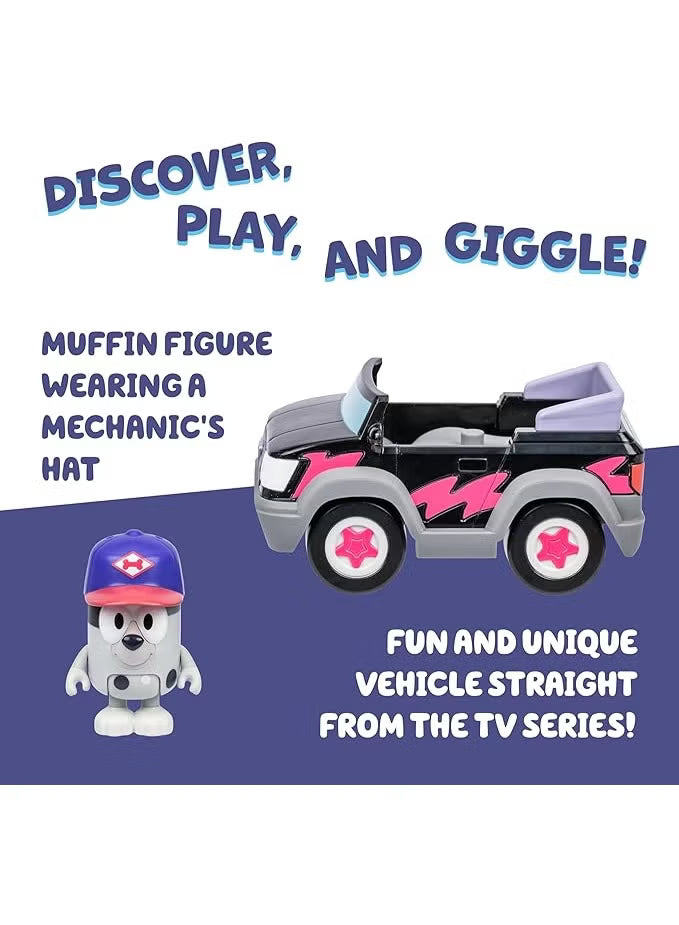 Bluey S13 Basic Vehicle Pizza Girls & Muffin 17672 - Colorland Toys