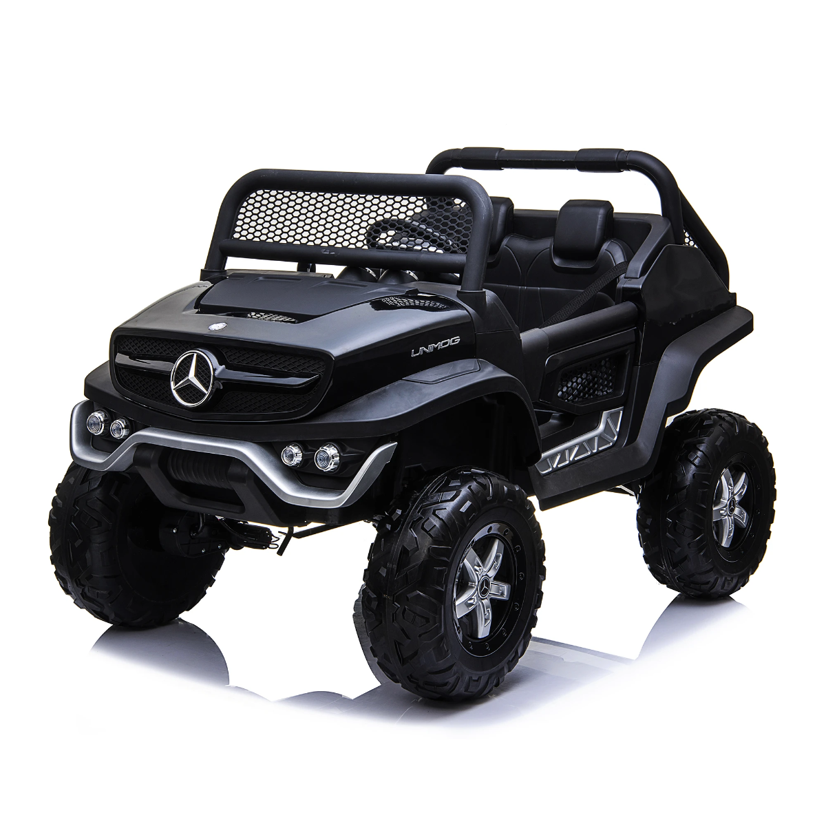 Mercedes-Benz AMG Unimog 4x4 Two Seat Ride On Car Black 7988 - Colorland Toys