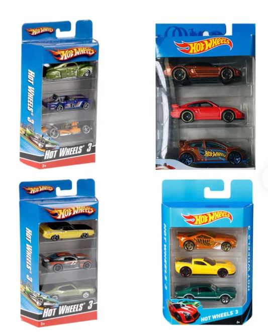Hot Wheels 3 Die-Cast Gift Pack Assorted K5904 - Colorland Toys