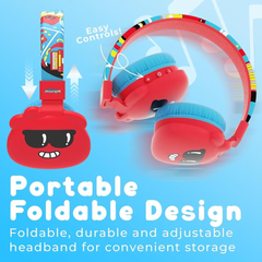 Booma Echo Wireless Headphones (Orange)