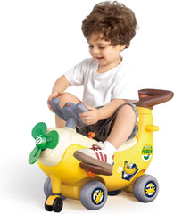HOLA 4-in-1 Ride-On Push Walker Banana Plane Toy for Toddlers — view 10