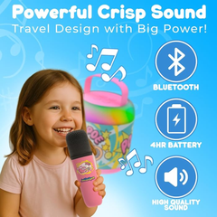 Jellie OK Wireless Karaoke Speaker (Pink)