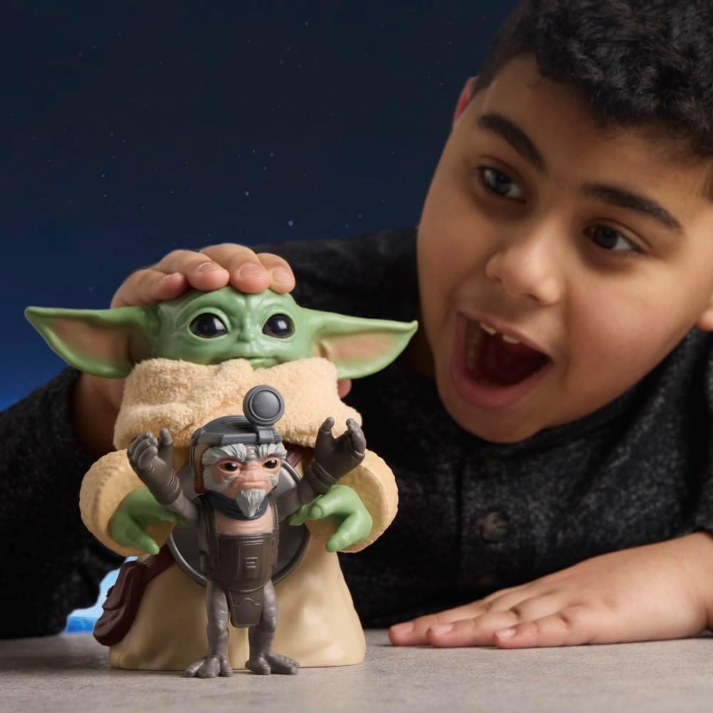 Star Wars Grogu 16.5cm Electronic Action Figure & Anzellaner Set — view 10