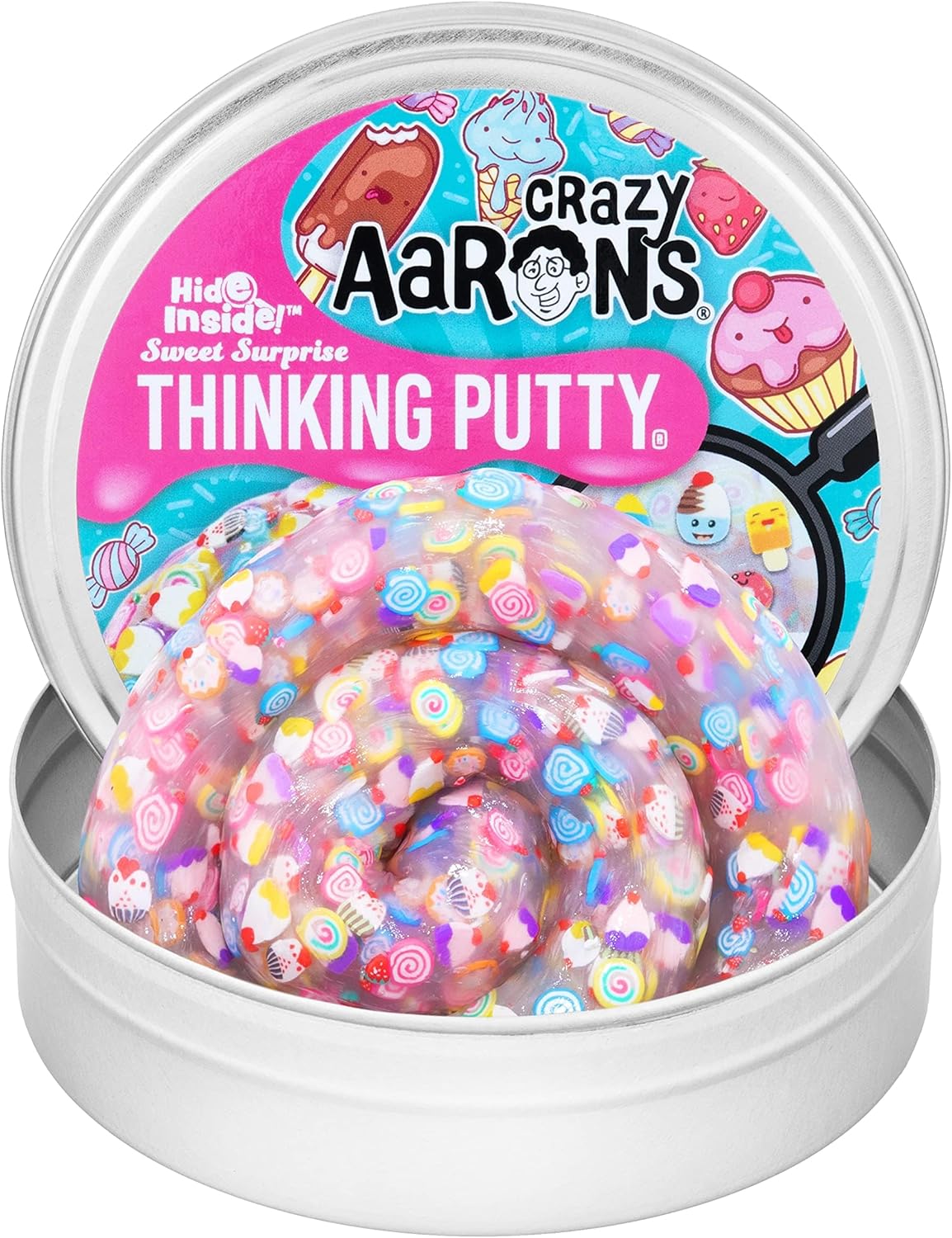 Crazy Aaron's Amazing Prediction Thinking Putty, 4" Tin, 90g — view 10