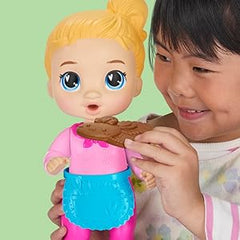 Baby Alive Baby Baker Blonde Hair Doll with Play Food, 10.5in — view 10