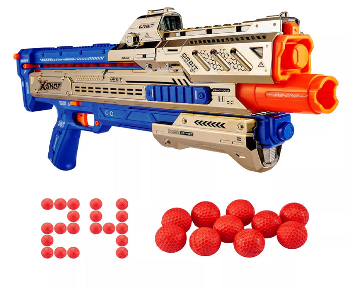 X-Shot Chaos Golden Orbit Blaster Royale Edition 36414 - Colorland Toys