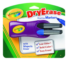 Crayola Dry-Erase Magnetic Eraser with Board Line Markers CY98-8631