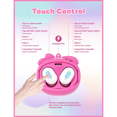 Jellie Pods True Wireless Stereo Earphones (Pink)