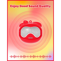 Booma Pulse Wireless Mini Speaker (Red)
