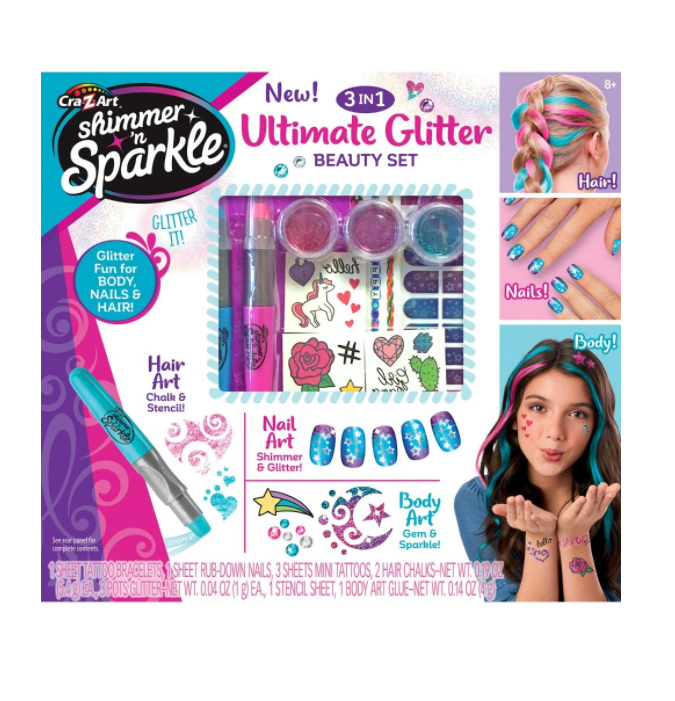 Shimmer N Sparkle New Ultimate Glitter Beauty Set 65501 - Colorland Toys