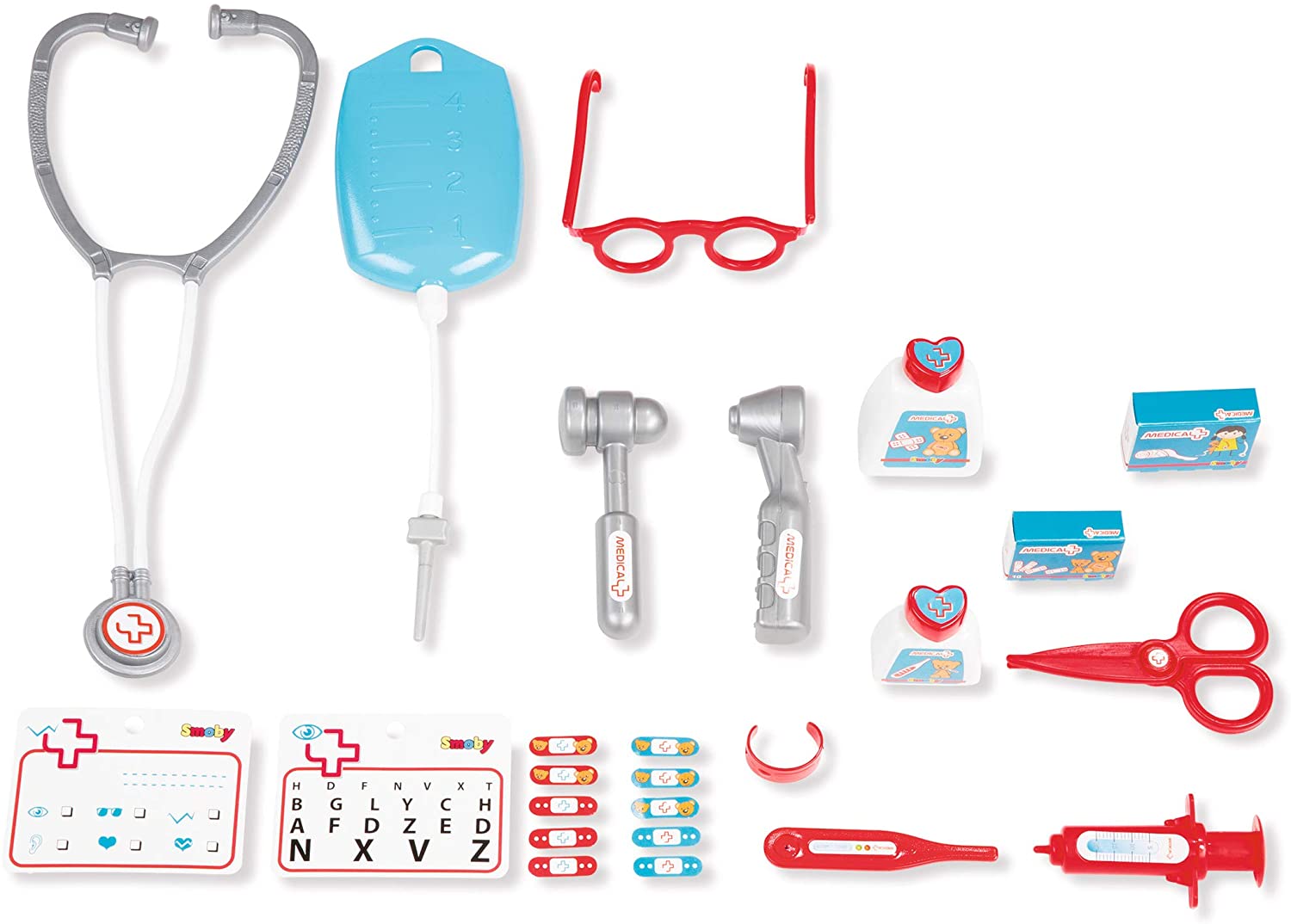 SMOBY Childrens Medical Rescue Trolley Playset 340202 - Colorland Toys