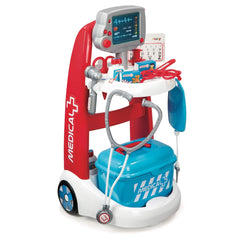 SMOBY Childrens Medical Rescue Trolley Playset 340202 - Colorland Toys
