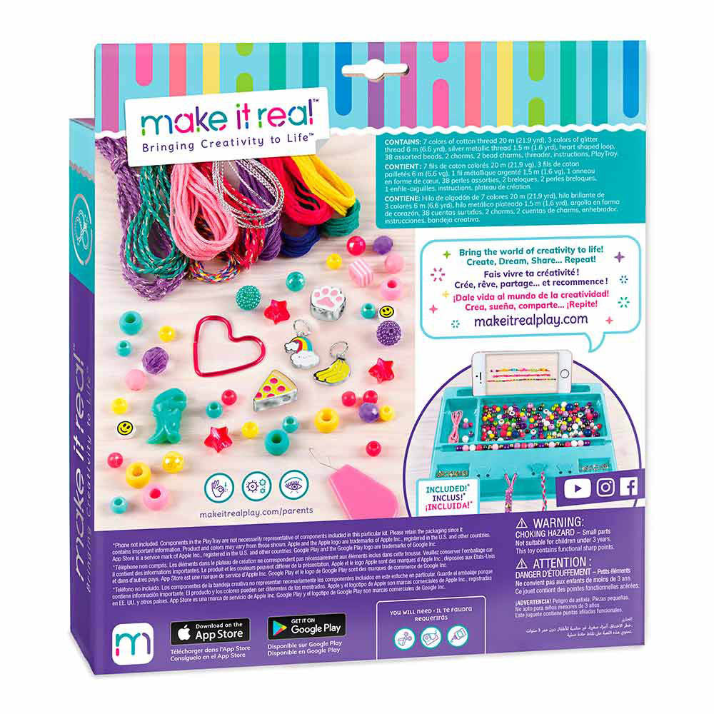 Make It Real Good Vibes DIY Bracelets 1316 - Colorland Toys