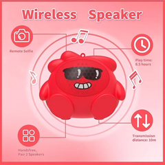 Booma Pulse Wireless Speaker Red WLSP001R