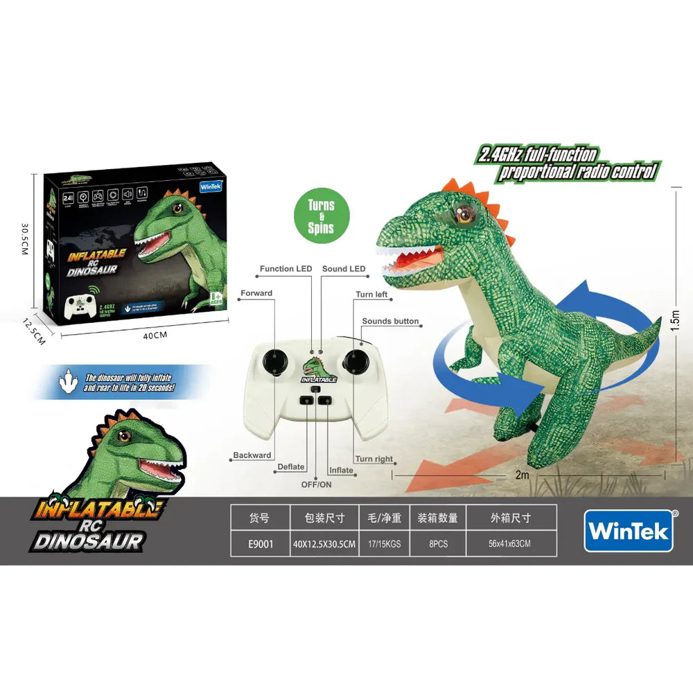 RC Dinosaur V-E9001 - Colorland Toys