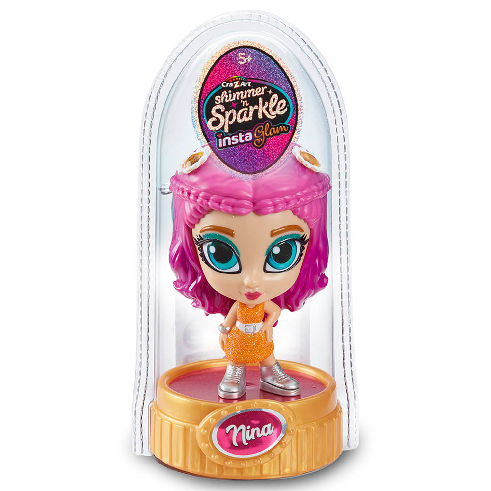 CraZArt Shimmer N Sparkle Insta Glam Make Up Dolls Nina 07254 - Colorland Toys