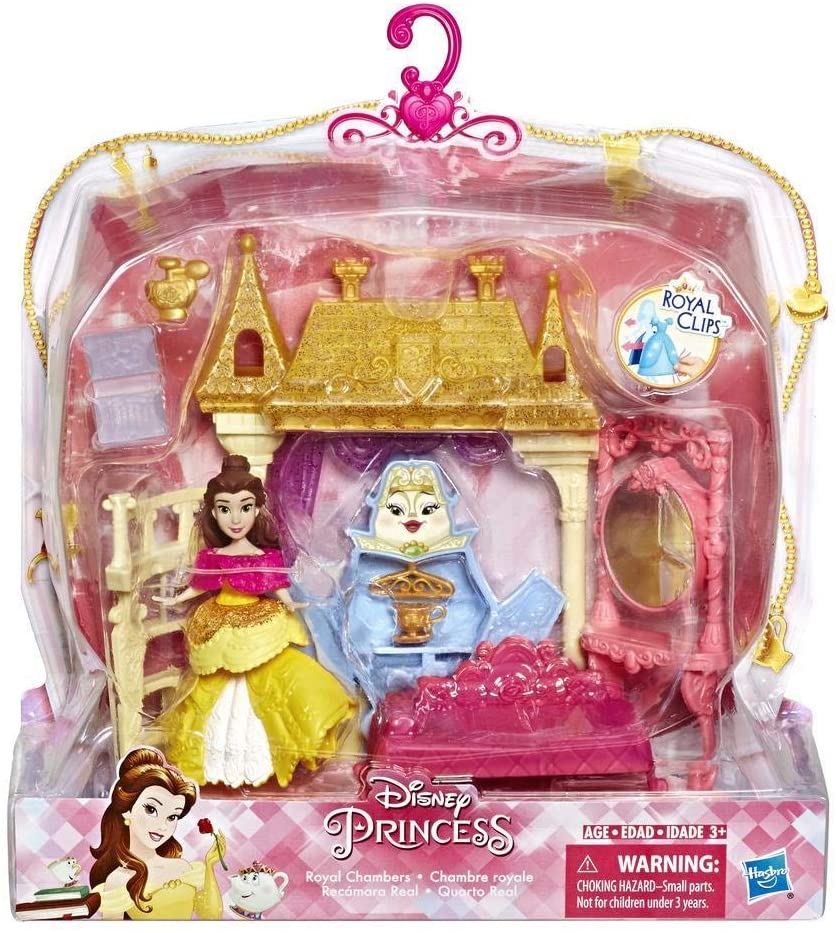 Disney Princess Royal Chambers Playset and Belle Doll E3052 - Colorland Toys
