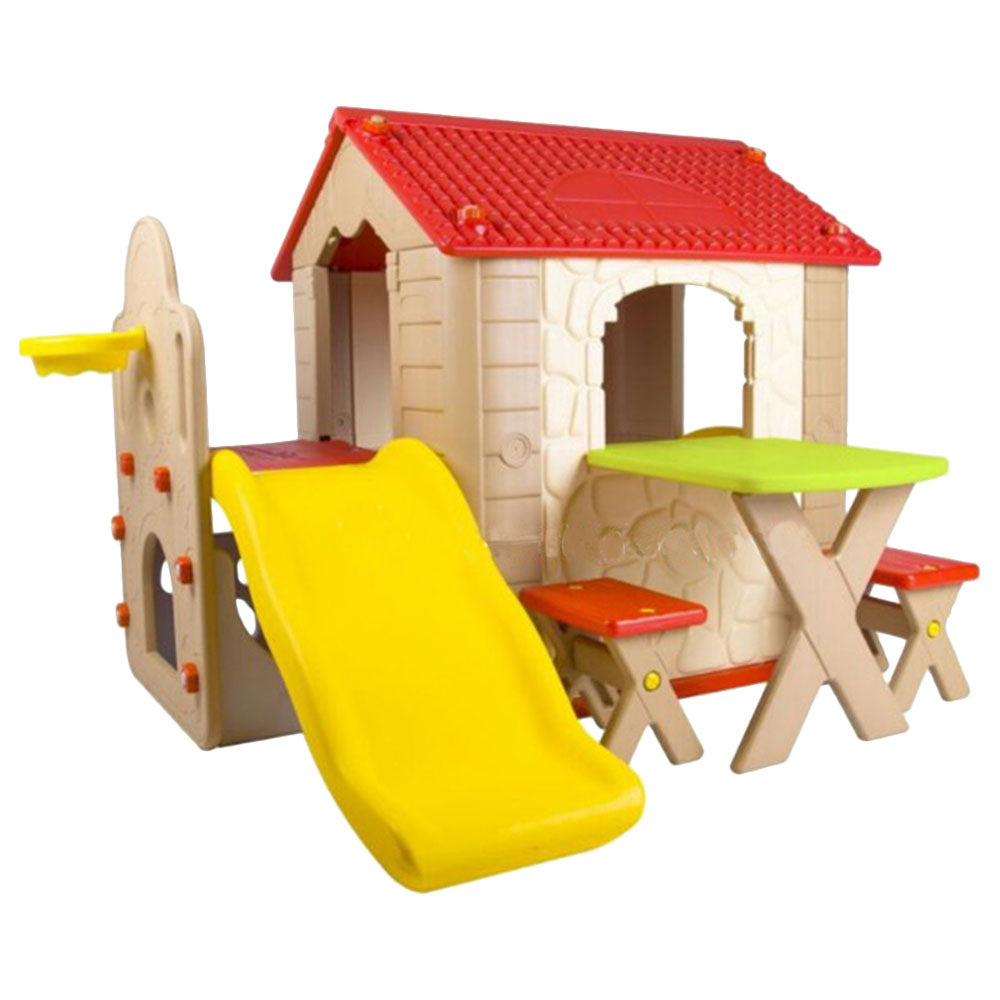 Megastar Fun Park Kids Playhouse With Slide - Colorland Toys