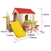Megastar Fun Park Kids Playhouse With Slide - Colorland Toys