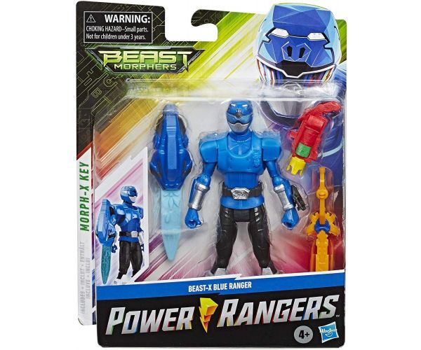 Power Ranger Beast Morphers Blue Ranger Beast X Figure E5915 - Colorland Toys