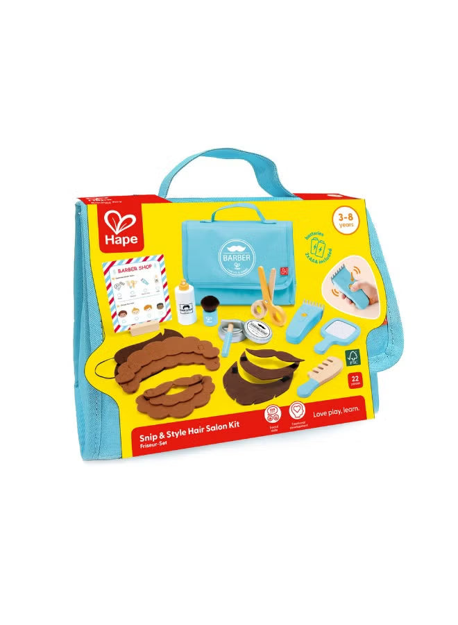 Hape Snip & Style Hair Salon Kit E3226 - Colorland Toys