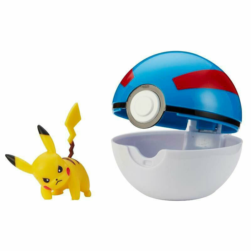 Pokemon Clip n Go Pikachu & Great Ball PKW0043 - Colorland Toys