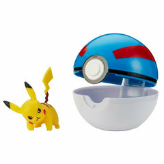 Pokemon Clip n Go Pikachu & Great Ball PKW0043 - Colorland Toys