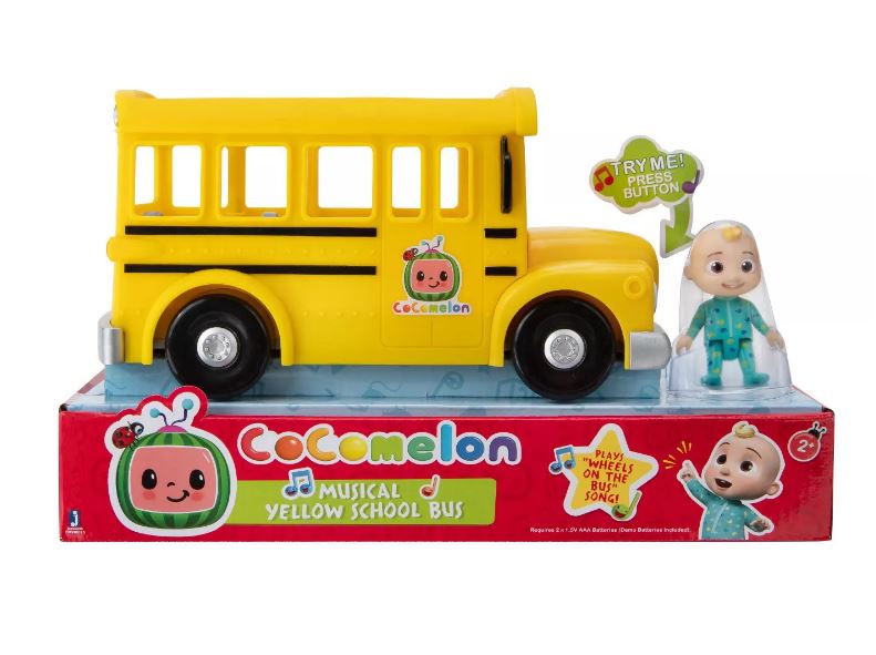 Cocomelon Musical Yellow School Bus with JJ Figure - Colorland Toys