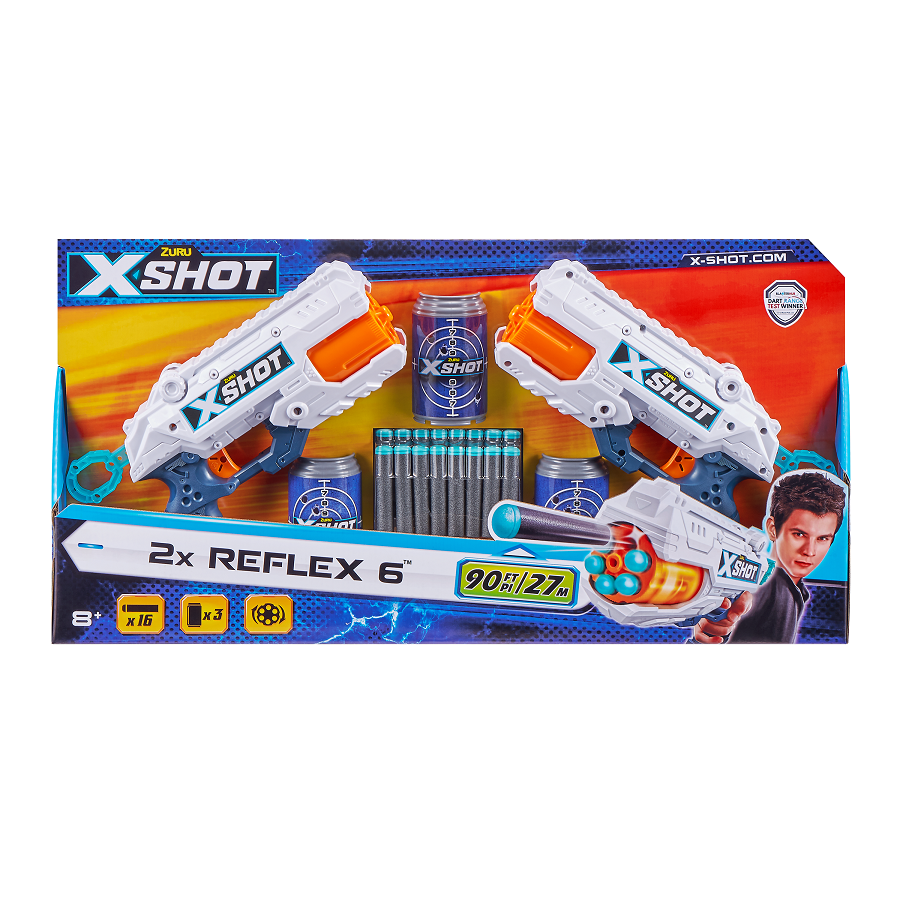 X-shot Excel Reflex 6 Double Pack - Colorland Toys