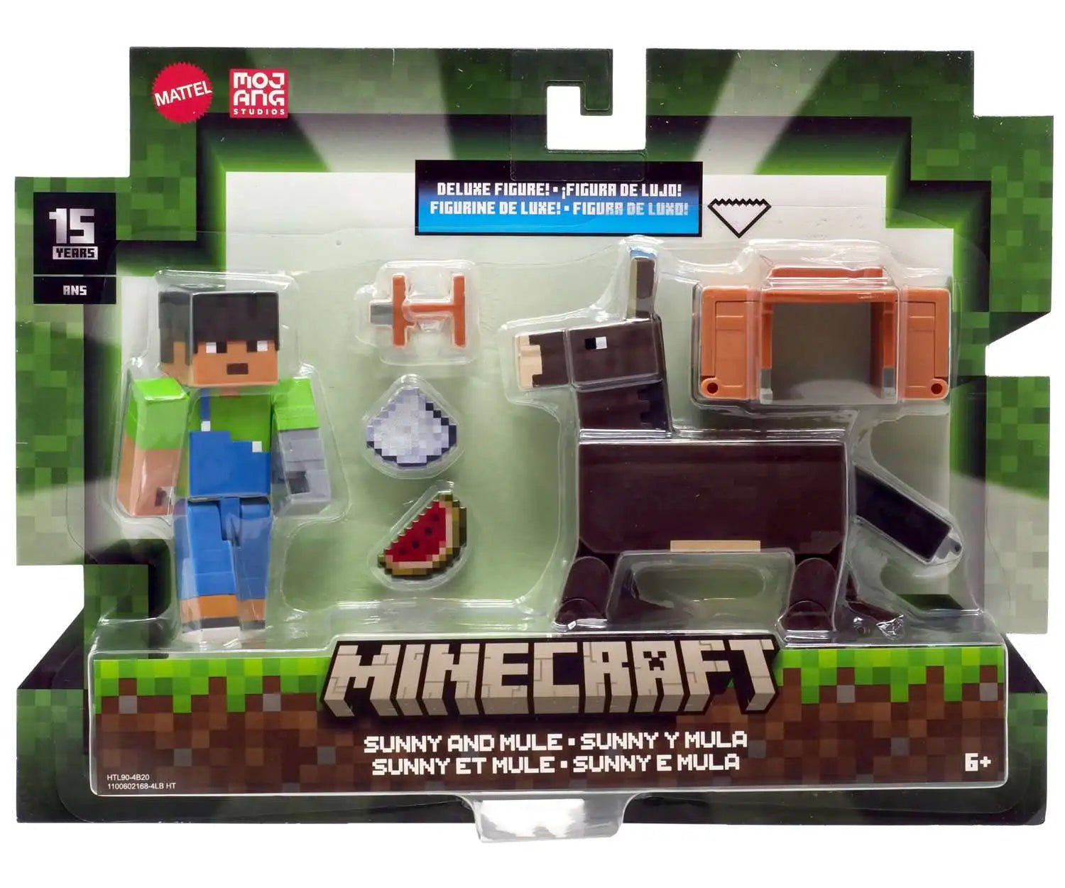 Minecraft Sunny & Mule Action Figure 2-Pack GTT53 - Colorland Toys