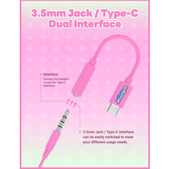 Jellie Drops Wired Earphones Pink 3.5mm EP502P