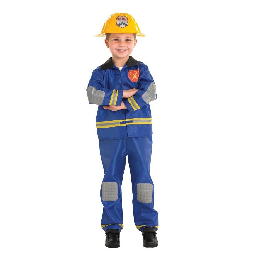 Rubies Fireman Fancy Dress Costume Medium 889518-M - Colorland Toys