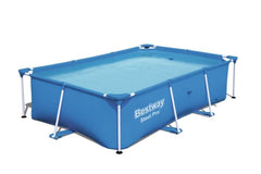 Bestway Deluxe Splash Junior Steel Frame Pool Rectangular 2.59mx1.70mx61cm 56403 - Colorland Toys