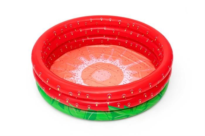 Bestway Inflatable Sweet Strawberry Pool 63x63x15 inch 51145 - Colorland Toys