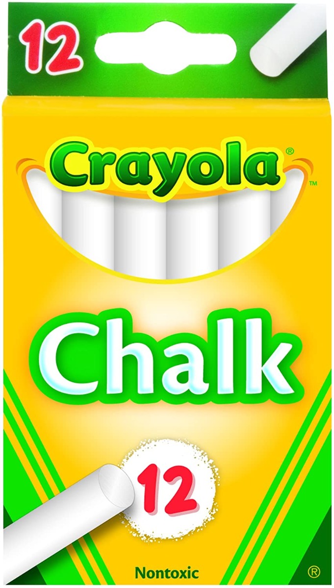 Crayola Anti Dust White Chalk - Colorland Toys