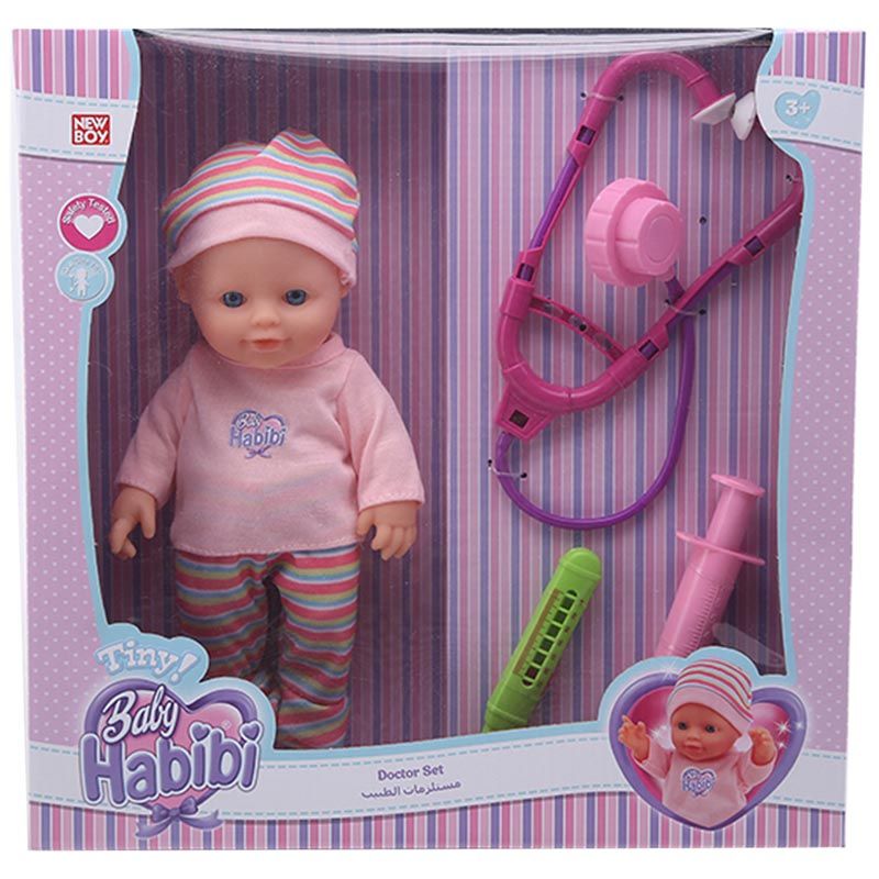 Baby Habibi Doctor Doll Set NB915818 - Colorland Toys