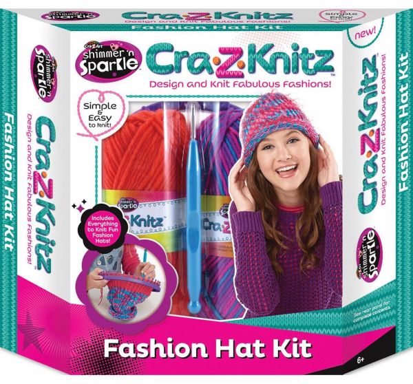 Cra-Z-Art Cra-z-Knitz Fshion Hat Kit NB908977 - Colorland Toys