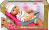 Dolls World Baby Travel Set 30cm 8866 - Colorland Toys