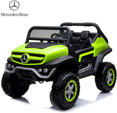 Mercedes-Benz AMG Unimog 4x4 Two Seat Ride On Car Green 7988 - Colorland Toys