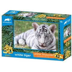 Animal Planet White Tiger Puzzle 63 Pieces - Colorland Toys