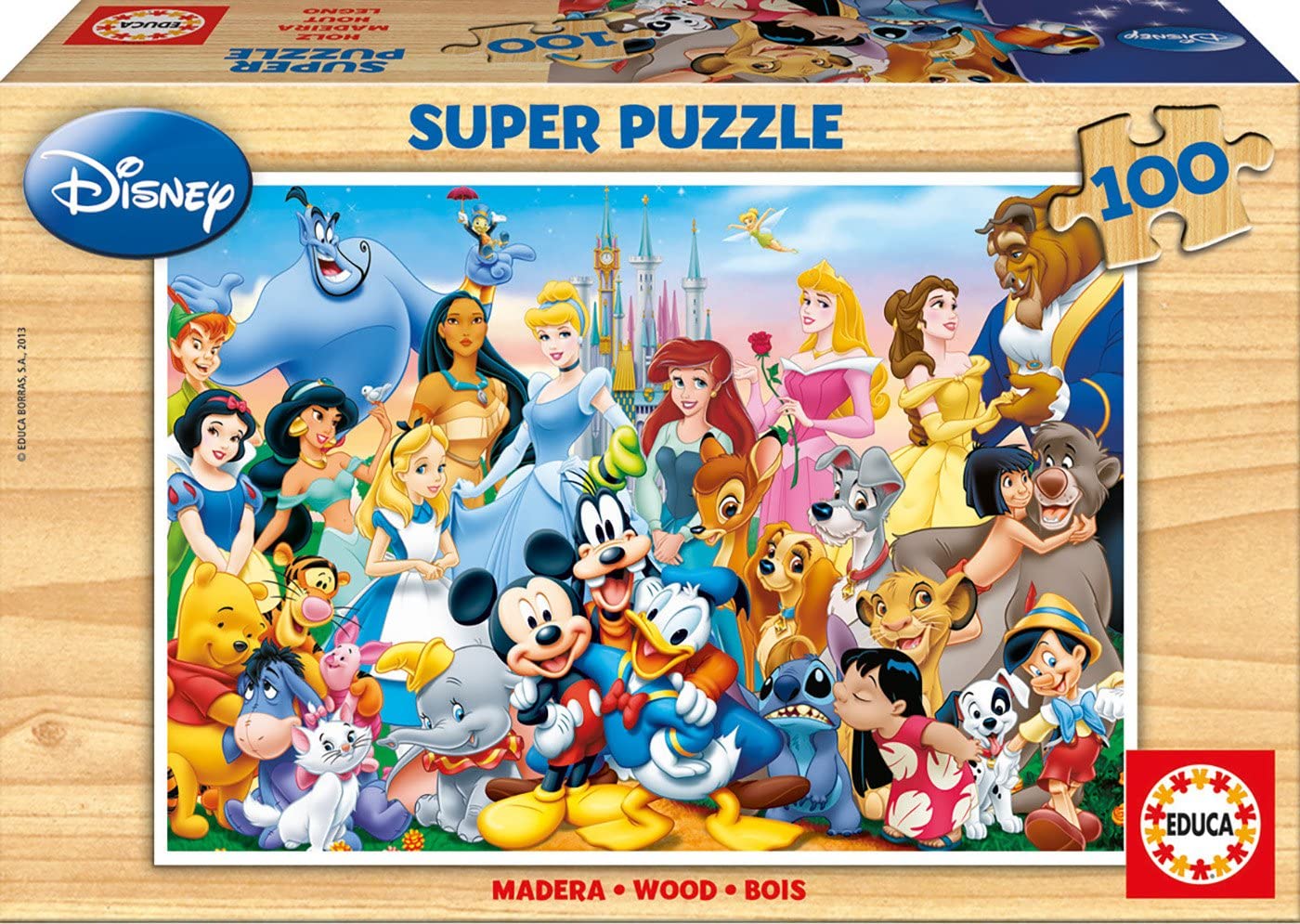 Educa The Wonderful World of Disney 100pcs 12002 - Colorland Toys