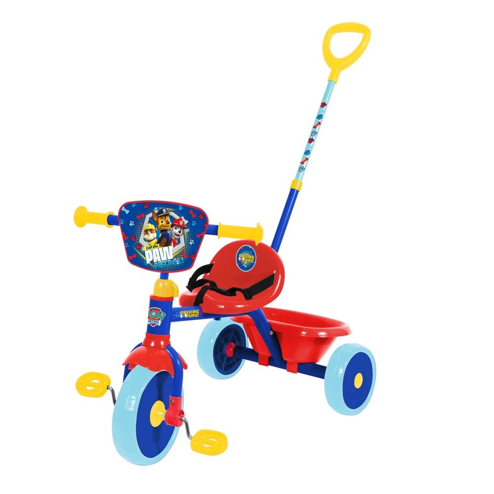 Paw Patrol Tricycle with Push Bar - Colorland Toys