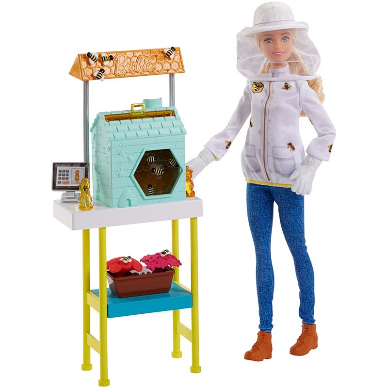 Barbie Careers Beekeeper Doll and Beehive Playset DHB63 - Colorland Toys